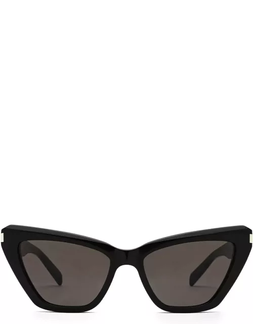 Saint Laurent Eyewear Sl 466 Black Sunglasse