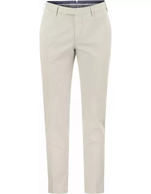 PT Torino Skinny Trousers In Cotton And Silk