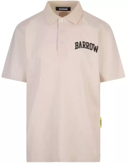 Barrow Dove Polo Shirt With Logo And Smile