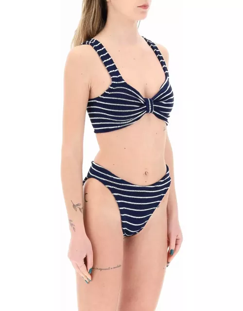 Hunza G Striped Bonnie Bikini Set