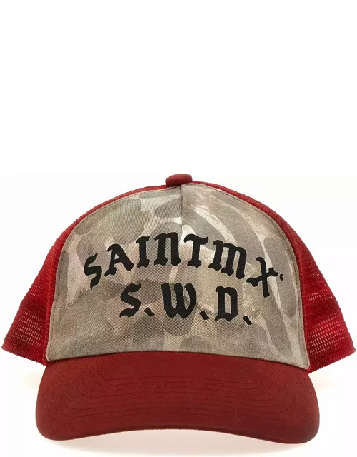SAINT Mxxxxxx Logo Printed Cap