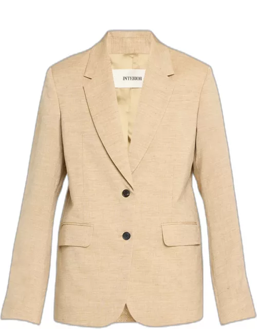 The Jareth Linen-Blend Suit Jacket