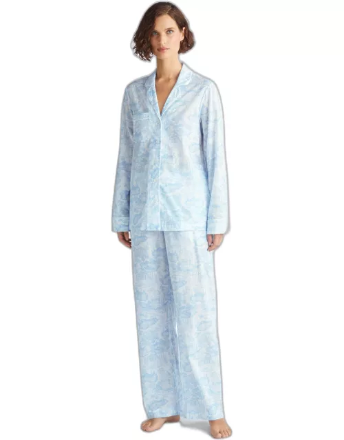 Derek Rose Women's Pyjamas Ledbury 77 Cotton Batiste White