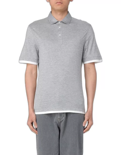 Polo Shirt BRUNELLO CUCINELLI Men colour Grey