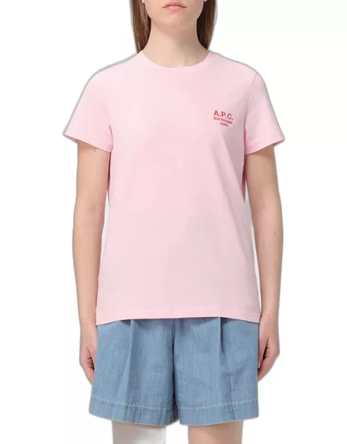 T-Shirt A.P.C. Woman colour Blush Pink