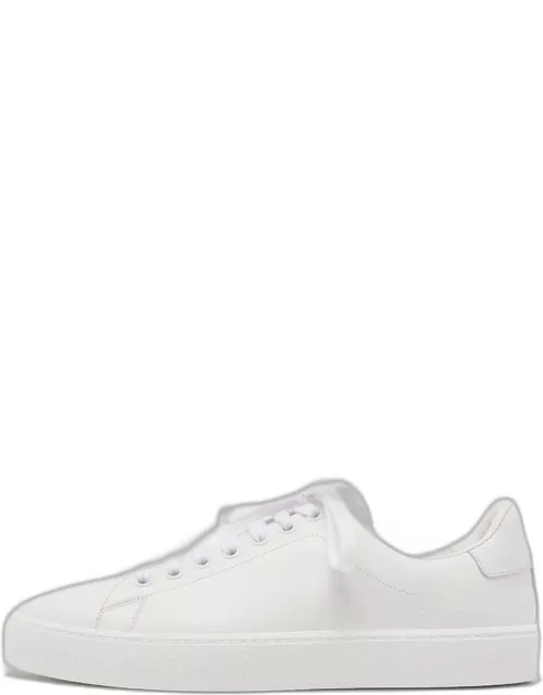 Burberry White Leather Westford Low Top Sneaker