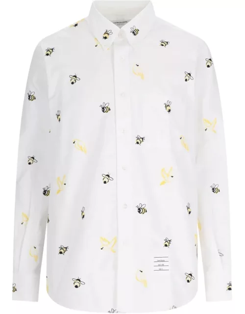 Thom Browne Embroidery Detail Shirt