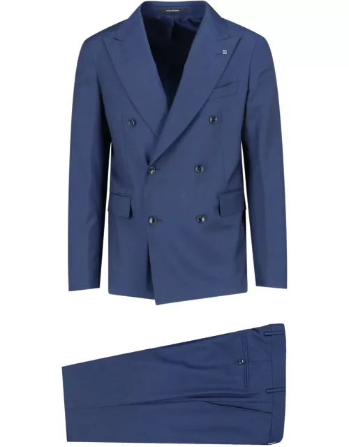 Tagliatore Double-Breasted Virgin Wool Suit