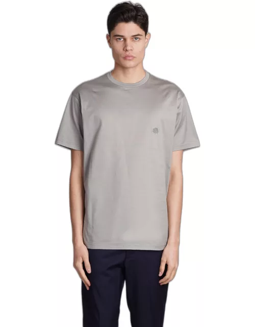 Low Brand B150 Rose T-shirt In Grey Cotton