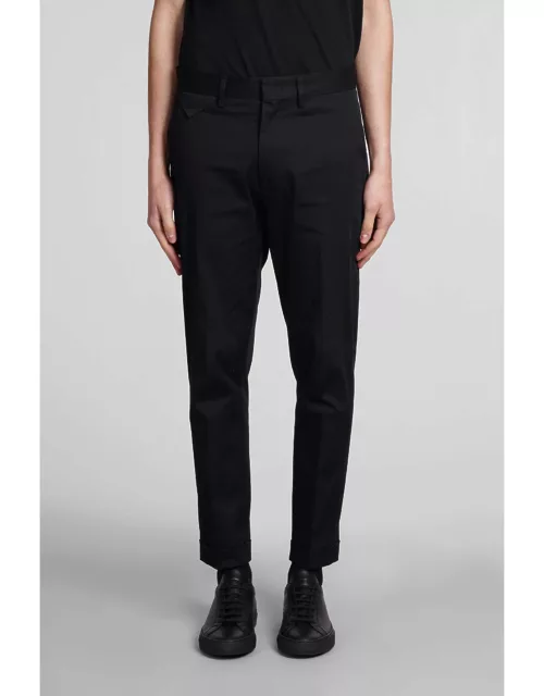 Low Brand Cooper T1.7 Pants In Black Cotton