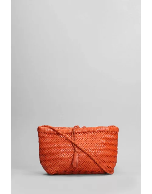 Dragon Diffusion Minsu Shoulder Bag In Orange Leather