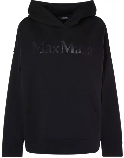 'S Max Mara Logo Printed Long-sleeved Hoodie