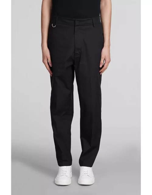 Low Brand George Pants In Black Cotton