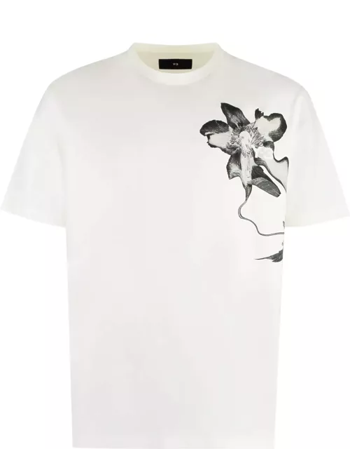 Y-3 Cotton Crew-neck T-shirt