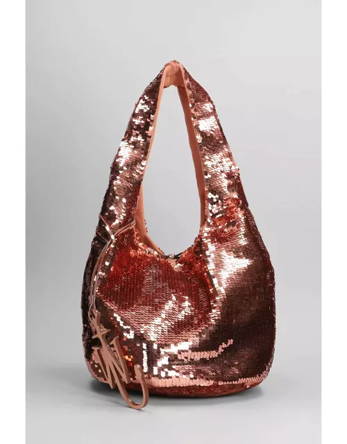 J.W. Anderson Sequin Hand Bag In Copper Pvc