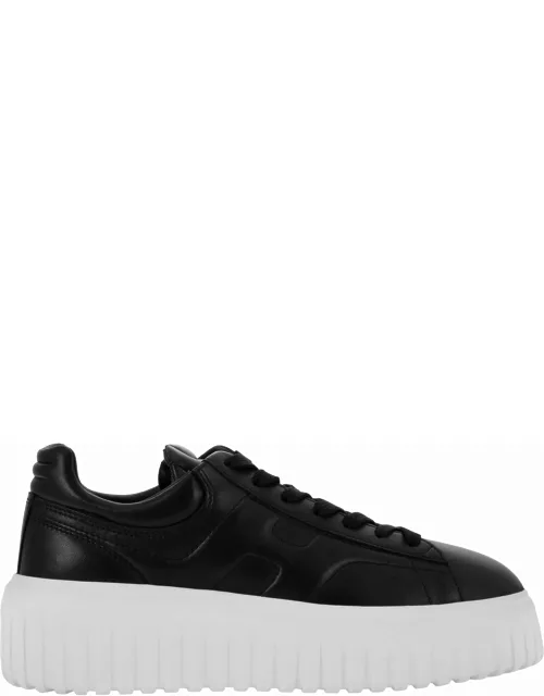 Hogan H-stripes Sneakers In Nappa Leather