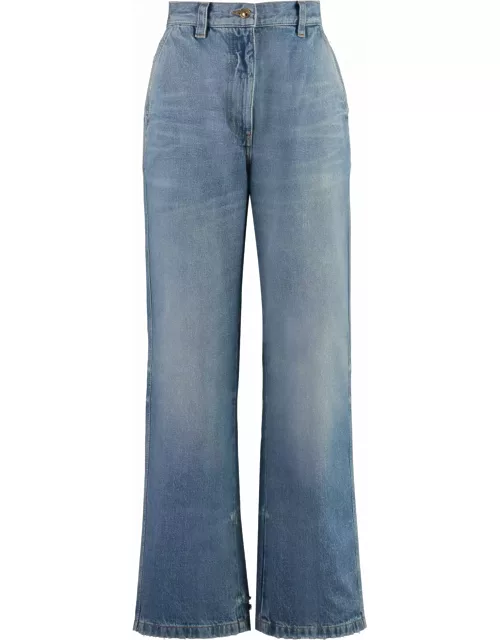 Palm Angels Light Blue Cotton Jean