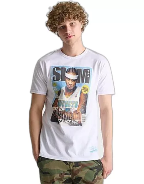 Men's Mitchell & Ness Slam Magazine Carmelo Anthony Cover Graphic T-Shirt