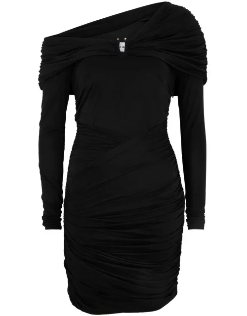 Rebecca Vallance Madison Ruched Jersey Mini Dress - Black - 8 (UK8 / S)