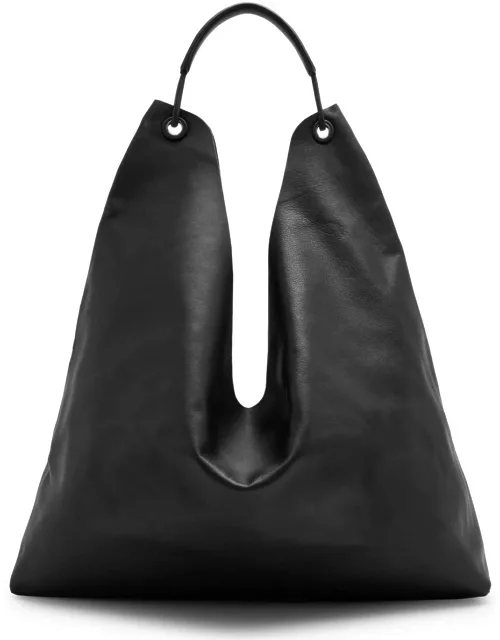The Row Bindle 3 Leather Shoulder bag - Black