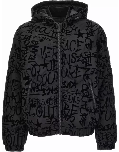 Versace Jeans Couture Logo-print Hooded Jacket