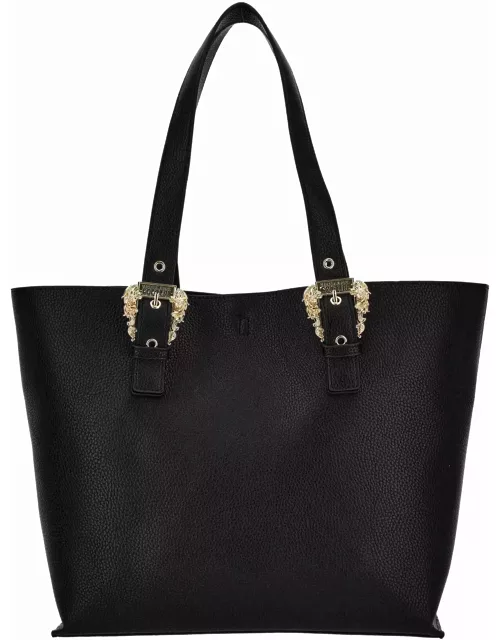Versace Jeans Couture Buckle Detailed Tote Bag