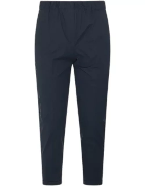 Antonelli Navy Blue Cotton Pant