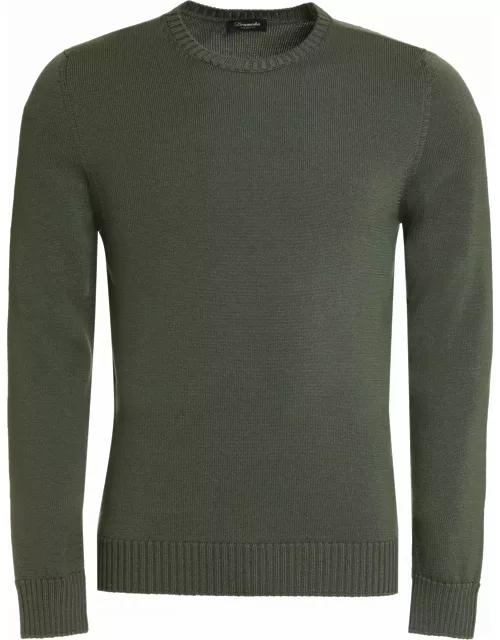 Drumohr Merino Wool Crew-neck Sweater