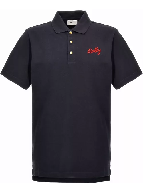 Bally Logo Embroidery Polo Shirt