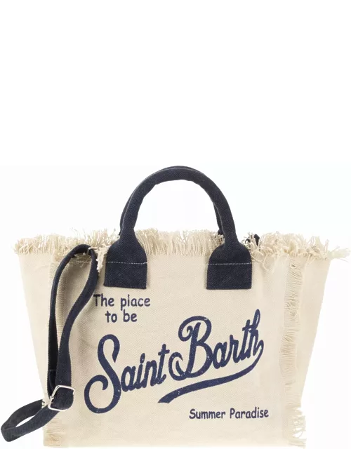 MC2 Saint Barth Colette - Fringed Canvas Bag