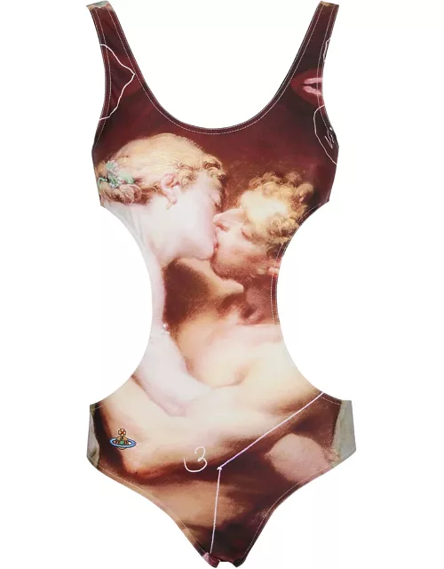 Vivienne Westwood All-over Printed Cut-out Detail Swimsuit