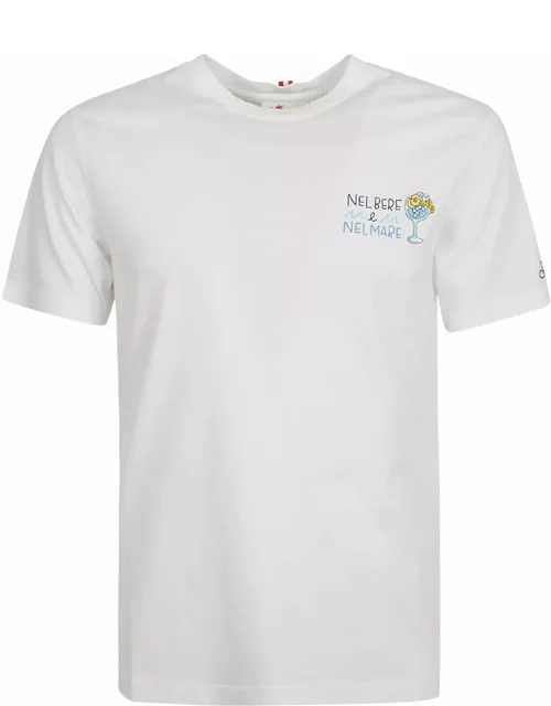 MC2 Saint Barth Logo Embroidered Regular T-shirt