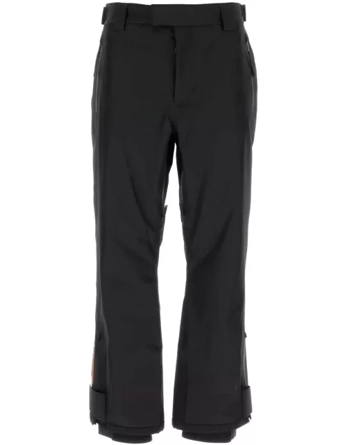 Prada Black Polyester Extreme Tex Ski Pant