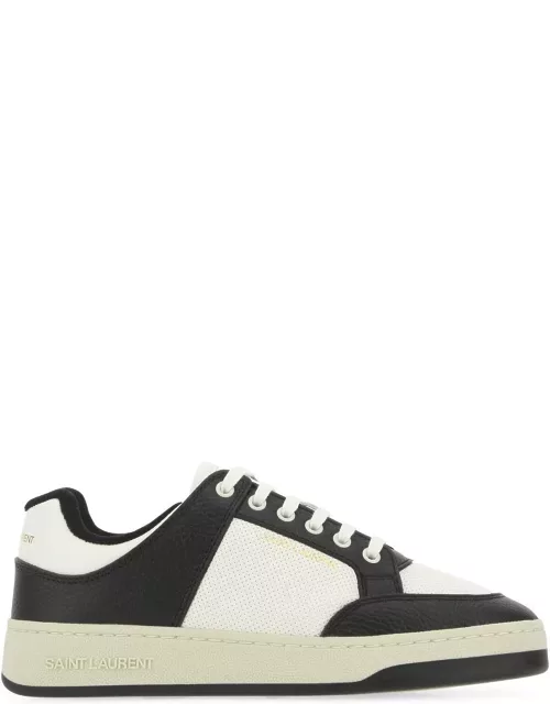 Saint Laurent Two-tone Leather Sl/61 Sneaker