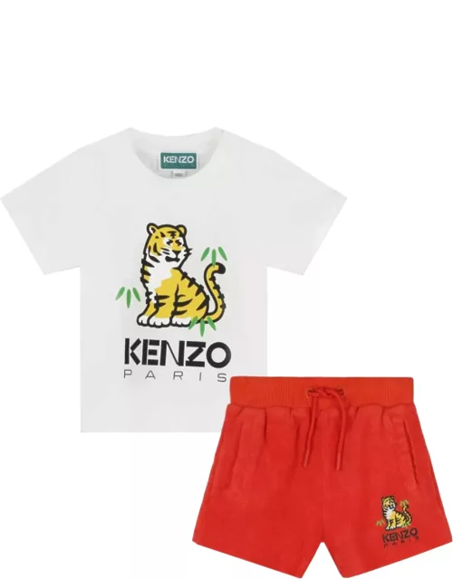 Kenzo T-shirt And Short