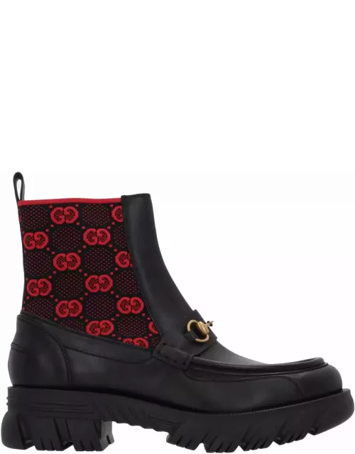 Gucci Gg Leather Boot