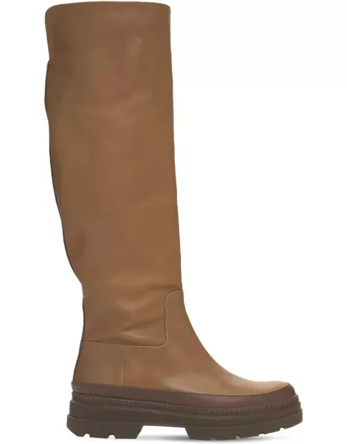 Max Mara Accessori Beryl Leather Boot