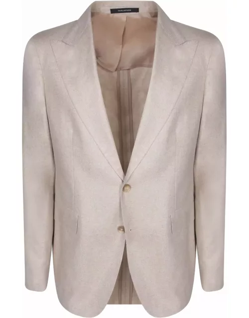 Tagliatore Single-breasted Light Beige Jacket
