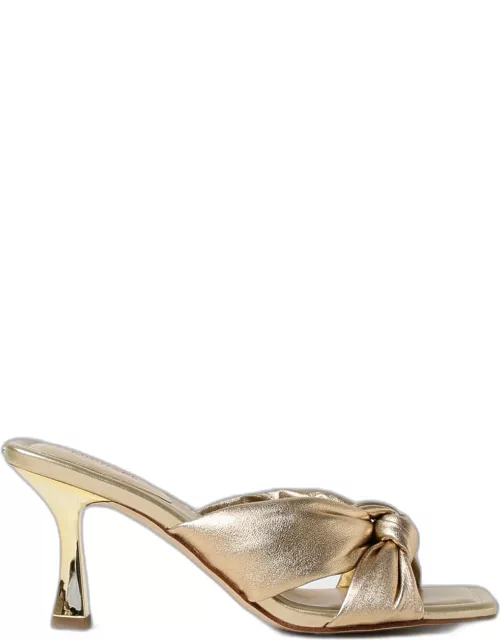 Heeled Sandals MICHAEL KORS Woman colour Gold
