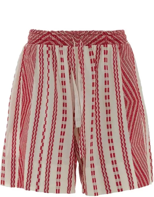 DEVOTION Ontet Shorts - Red & White