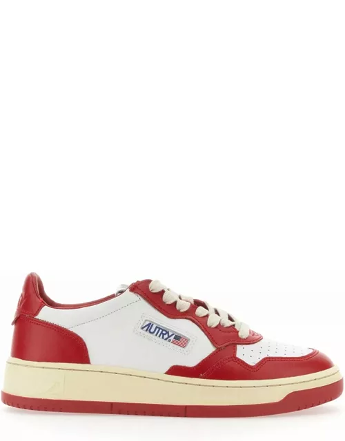 Autry 01 Sneakers In Red Leather