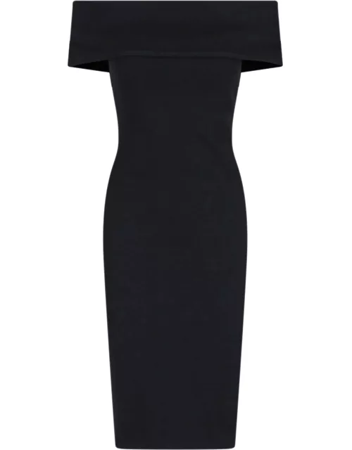Bottega Veneta Midi Dress With Bare Shoulder