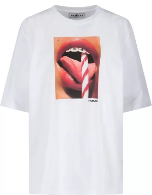 Fiorucci 'Mouth Graphic' T-Shirt