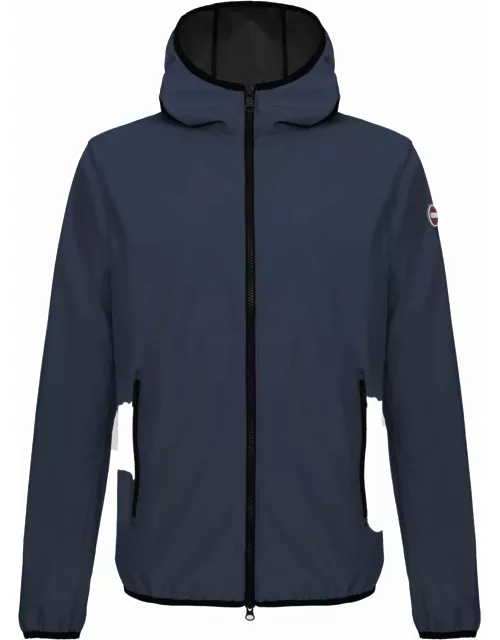 Colmar Blue Jacket With Zip And Hood
