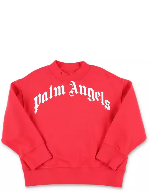Palm Angels Classic Curved Logo Sweatshirt