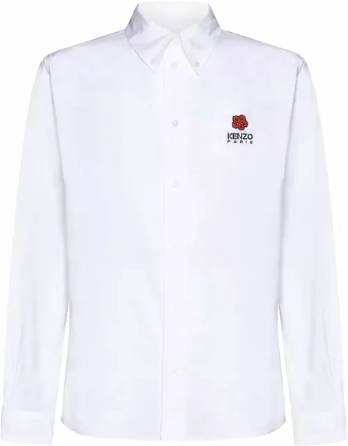 Kenzo Button-down Collar Cotton Shirt