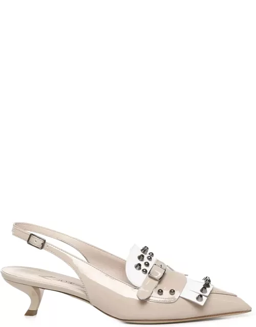 Alchimia Patent Leather Pumps With Stud