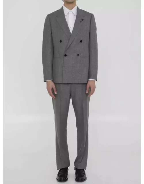 Lardini Two-piece Suit In Wool And Silk