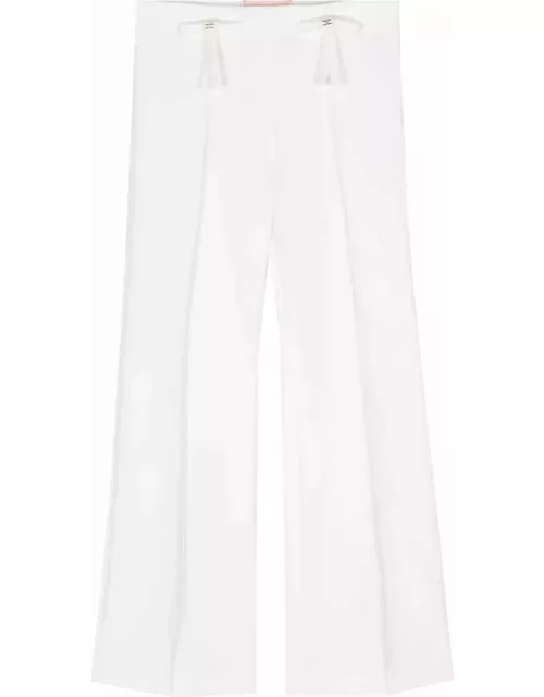 Elisabetta Franchi Flared Pants With Bow