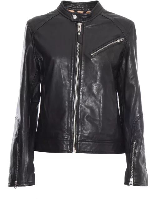 Schott NYC Black Leather Jacket